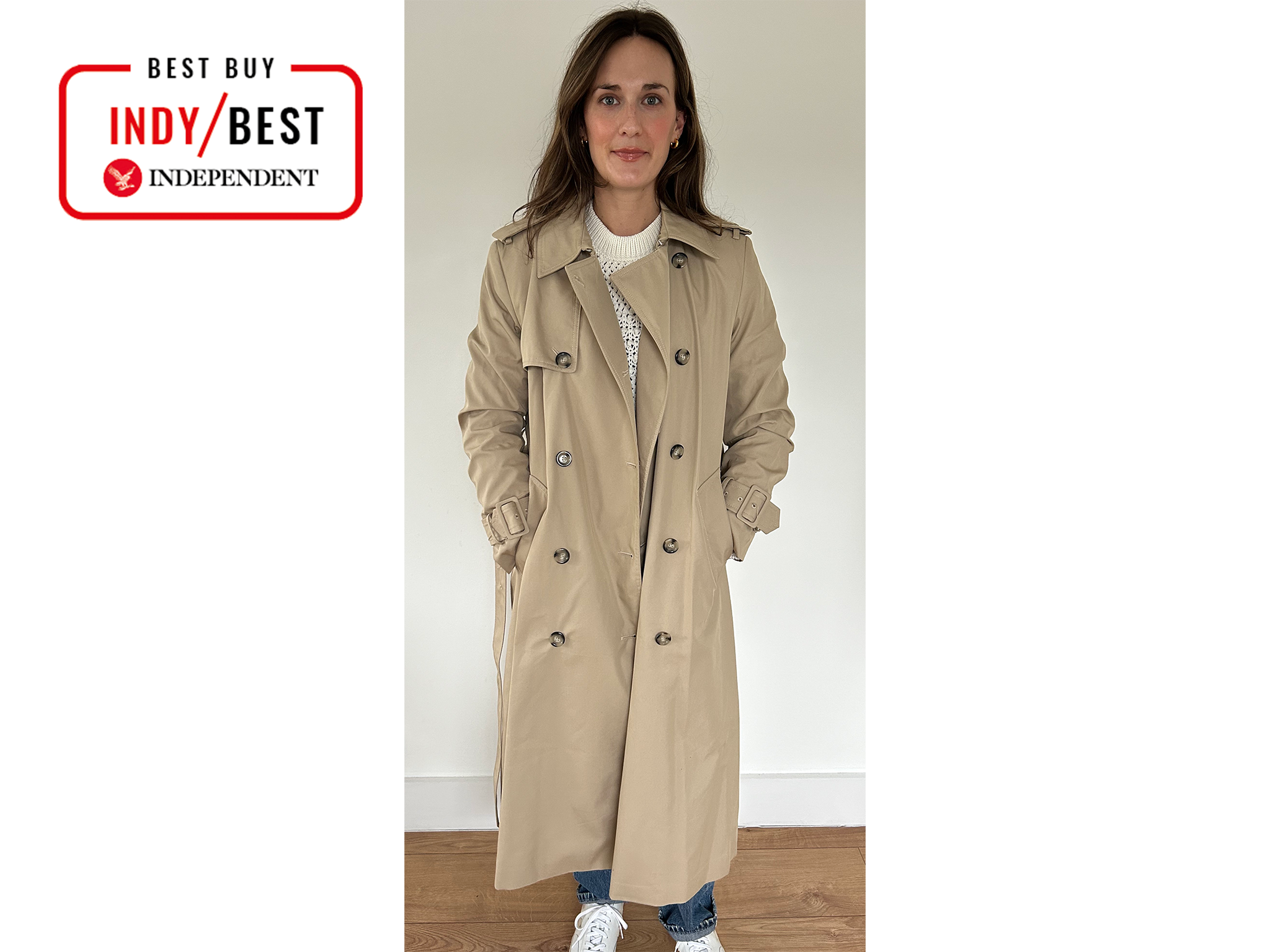 Ladies mac trench coat best sale