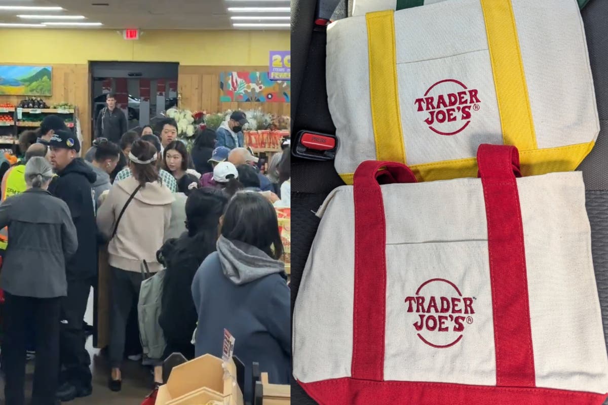 Shoppers line up to buy viral $2.99 mini tote bags that are being resold for up to $500