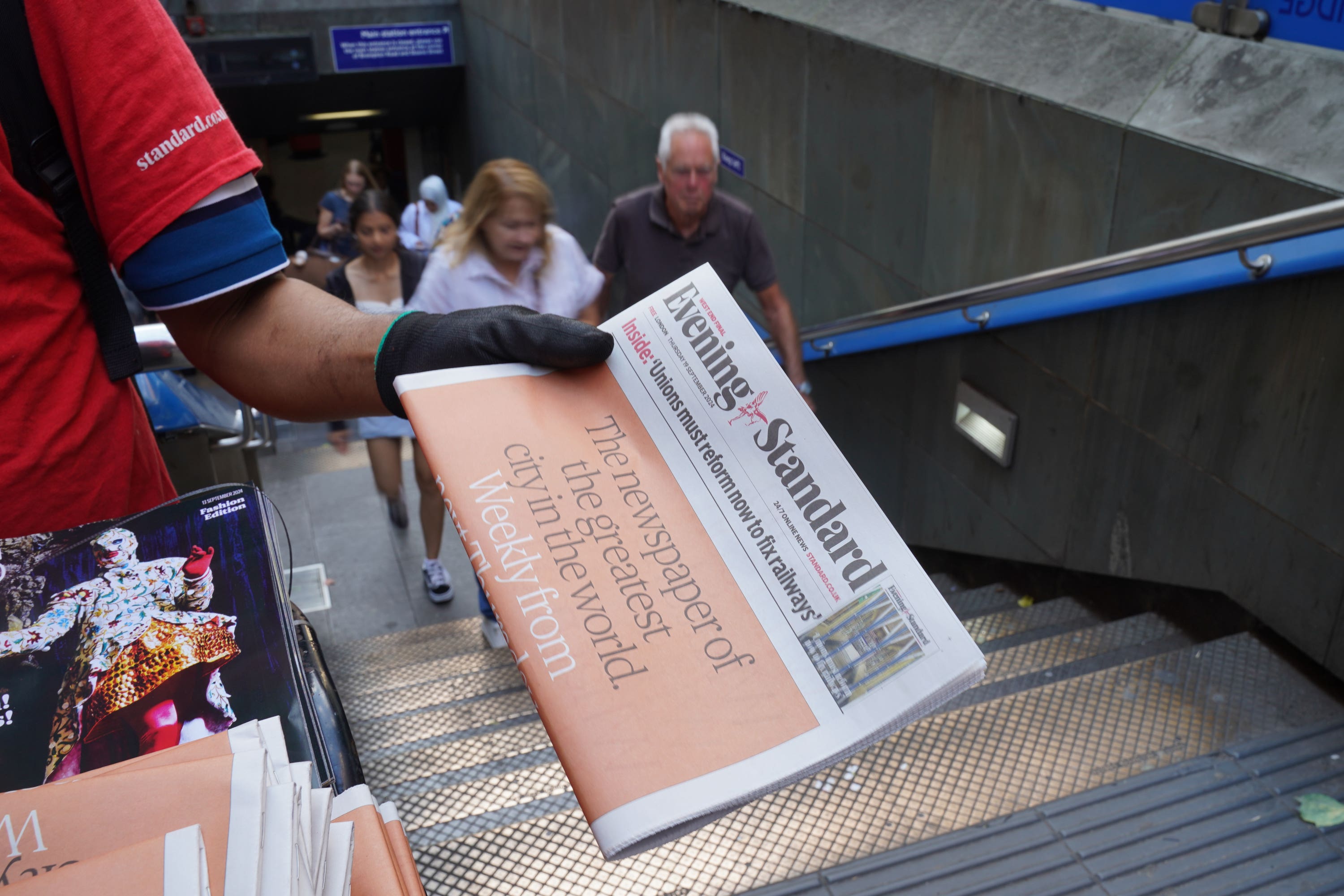 The new weekly London Standard paper launches Thursday 26 September