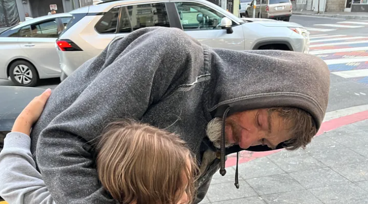 James Robinson (pictured) was spotted alive on a street in San Francisco after officials wrongly identified him as dead