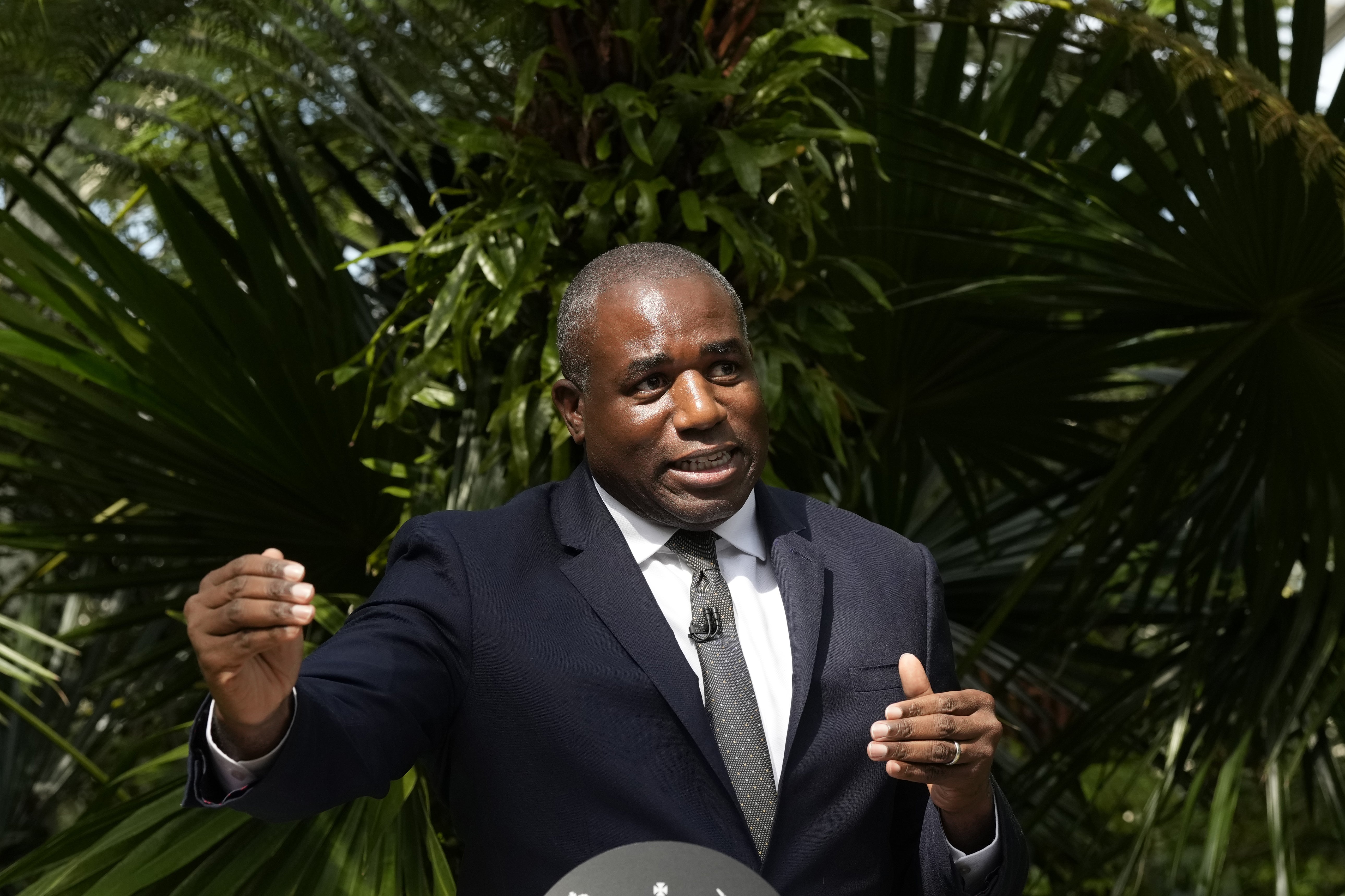 Foreign Secretary David Lammy (Frank Augstein/PA)