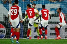 Atalanta vs Arsenal LIVE: Champions League result and final score as David Raya makes stunning double save