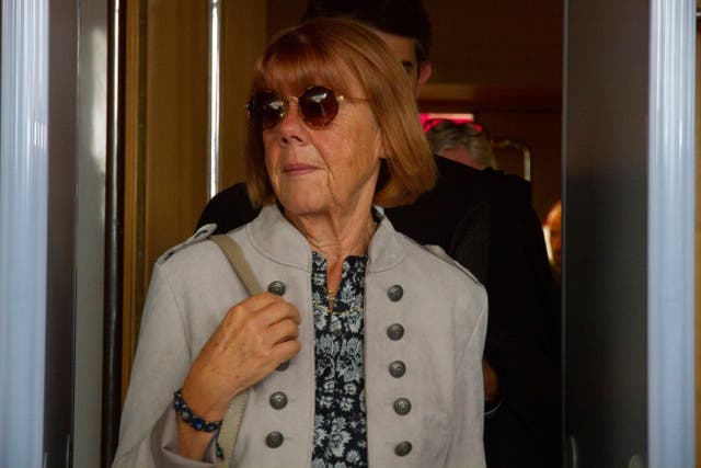 <p>Gisele Pelicot exits the Avignon court house, in Avignon, southern France, Tuesday, Sept. 17, 2024, after her ex-husband admitted in court that for nearly a decade, he repeatedly drugged his unwitting wife and invited dozens of men to rape her while she lay unconscious. (AP Photo/Diane Jantet)</p>