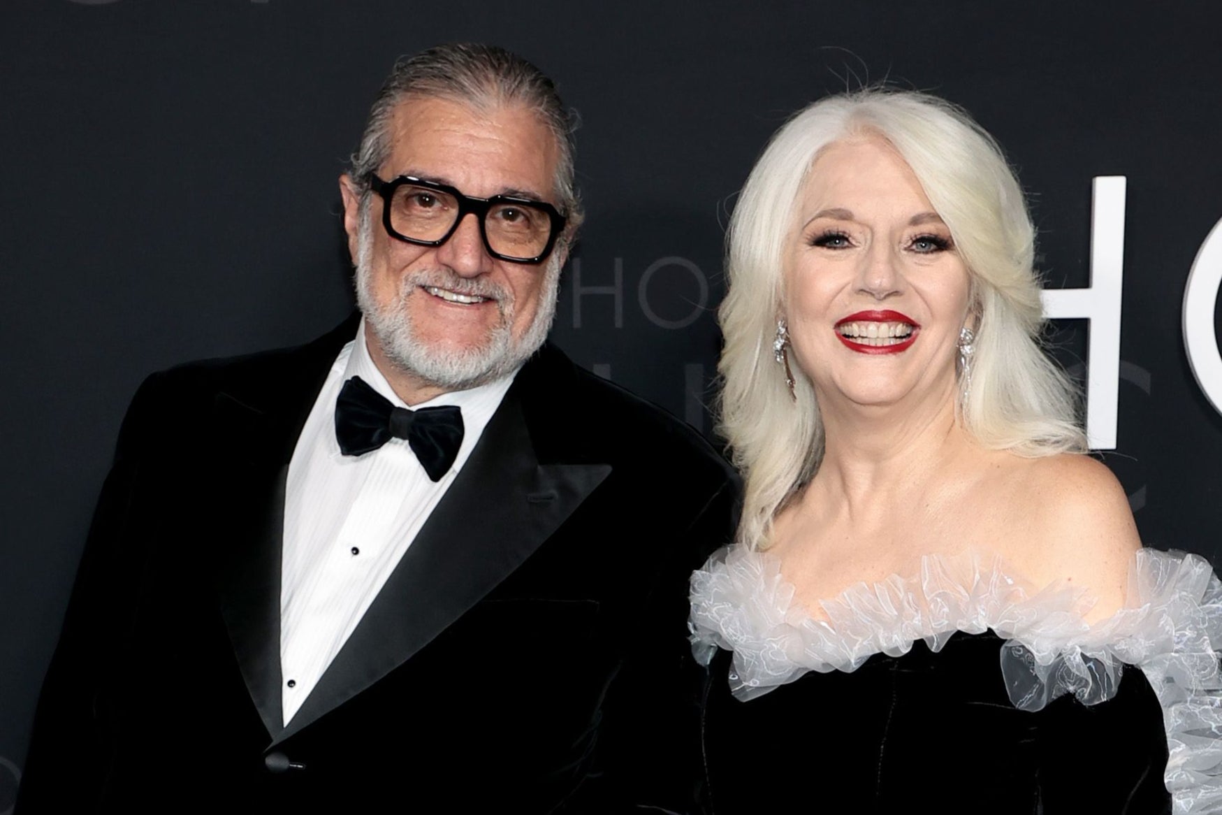 Joe Germanotta and Cynthia Germanotta attend the "House Of Gucci" New York Premiere at Jazz at Lincoln Center on November 16, 2021 in New York City