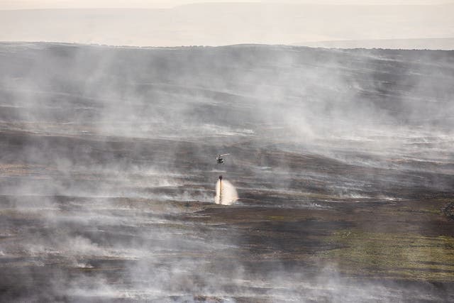 The fire devastated a third of the Smithills Estate in 2018 (Joel Goodman/Woodland Turst/PA)