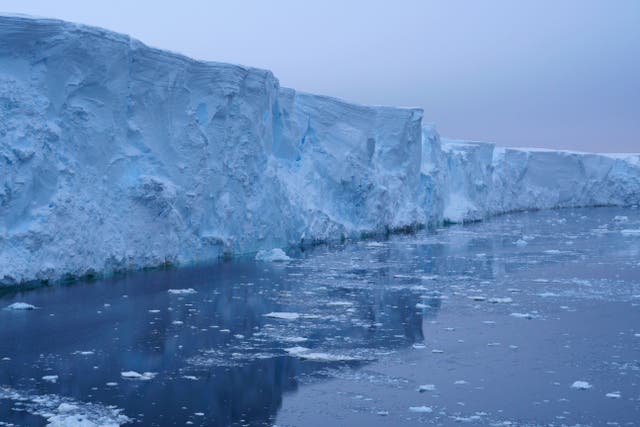 The glacier spans an area equal to the island of Great Britain or the US state of Florida (Rob Larter/BAS/PA)