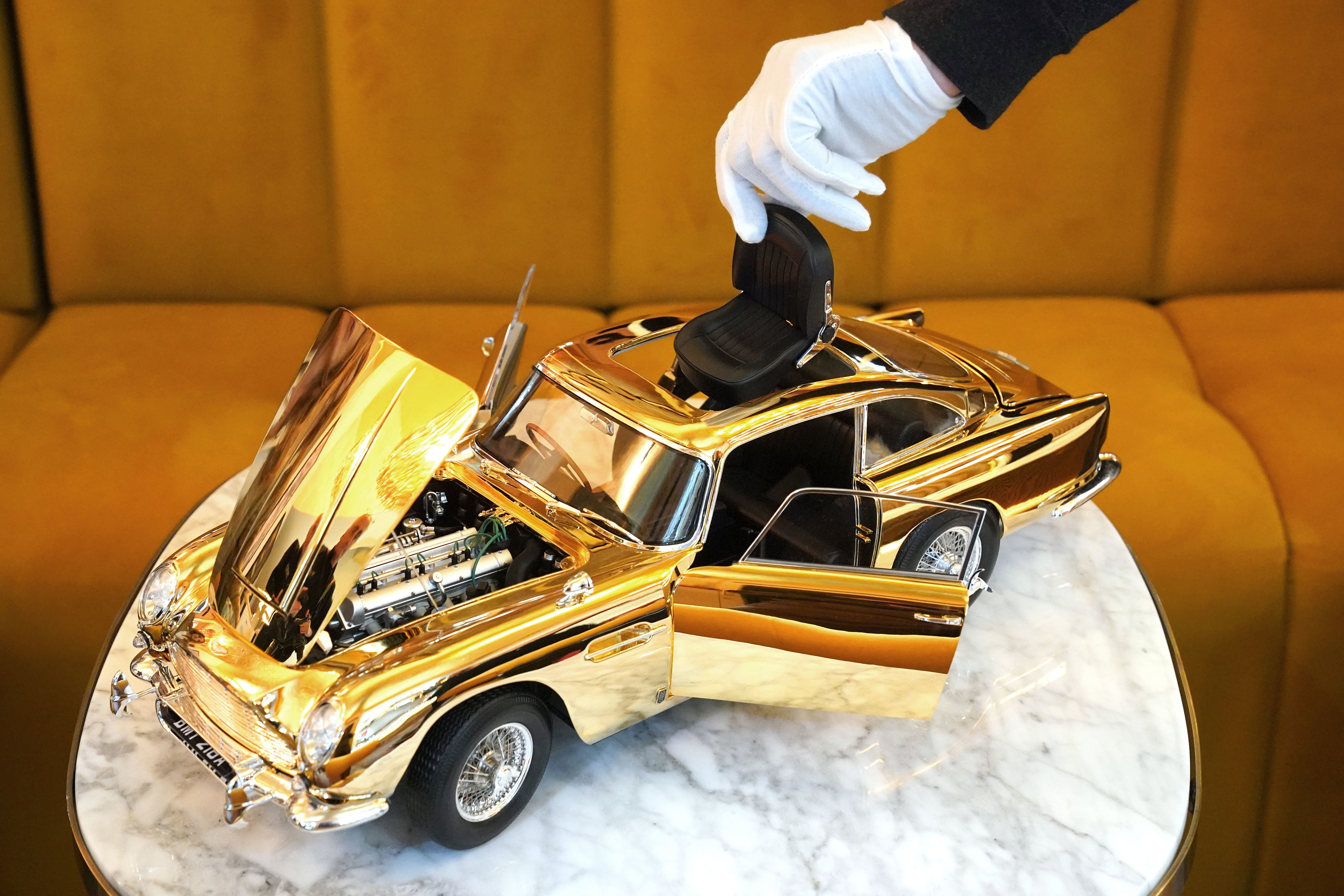 24-carat gold models of James Bond’s Aston Martin to go on sale for £ ...