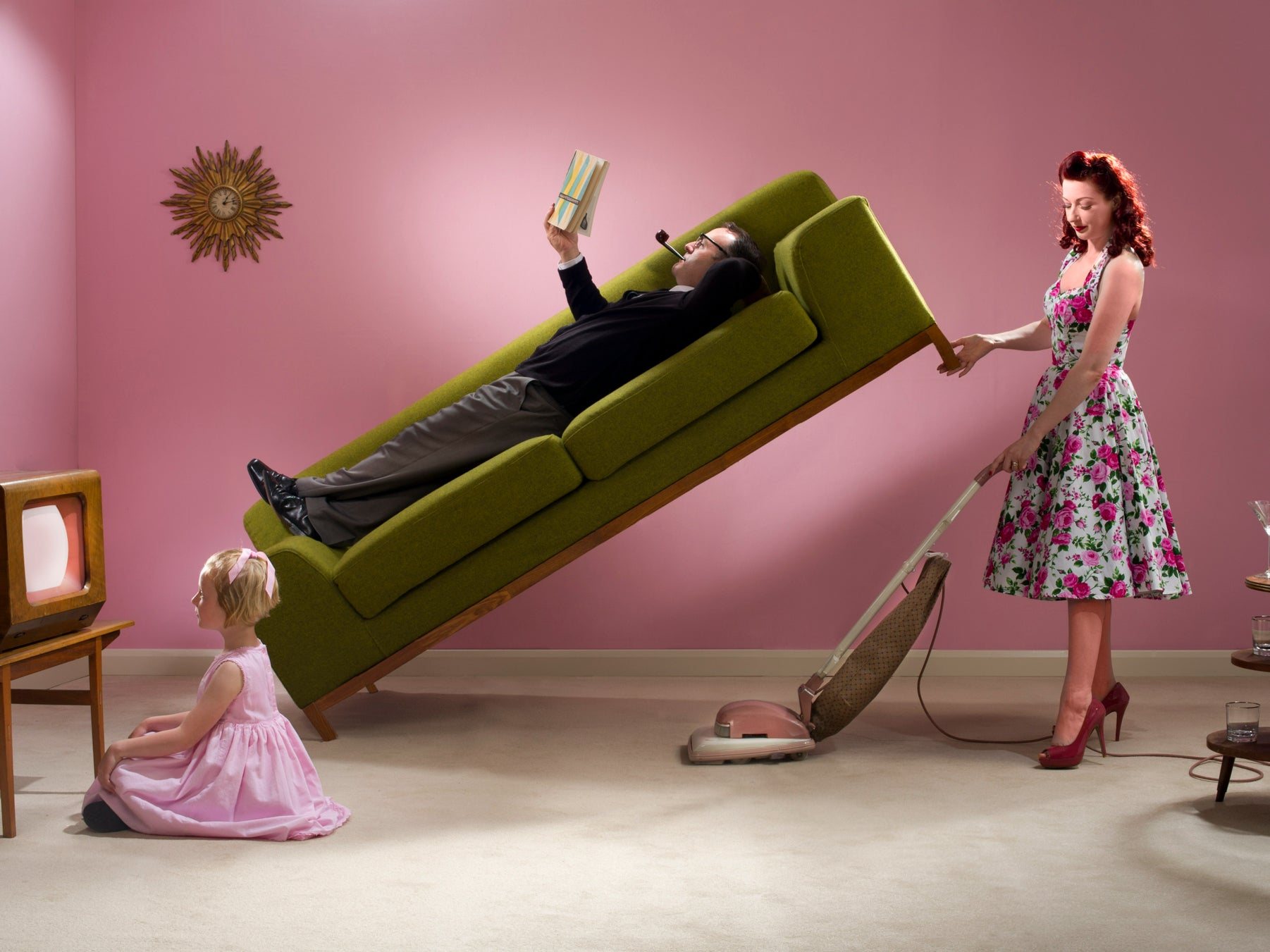 To clean or not to clean: Does farming out domestic work make you posh?