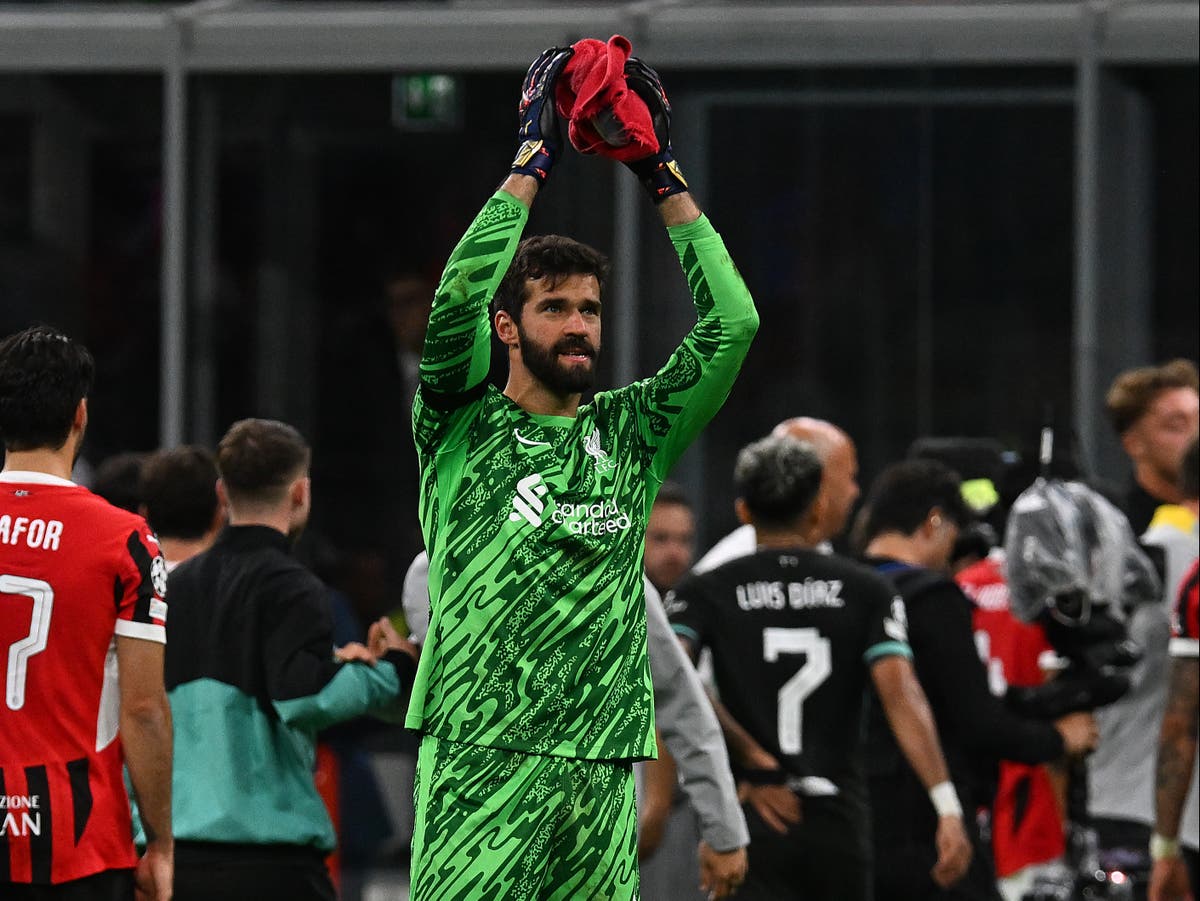Arne Slot reveals Alisson injury update ahead of Liverpool&rsquo;s clash with Bournemouth