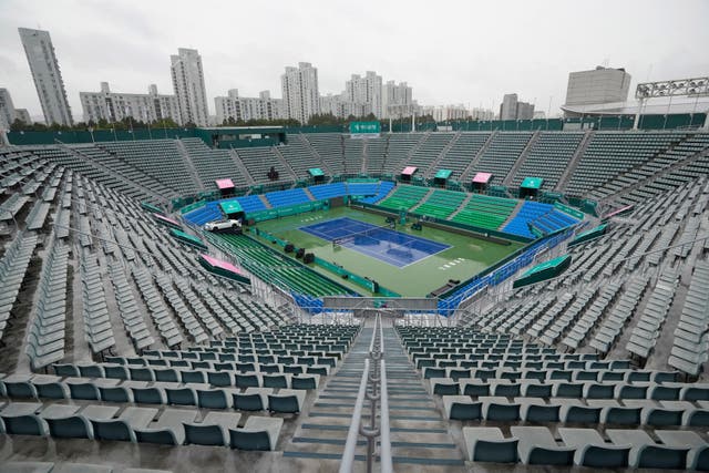 All quarter-finals at the Korea Open have been called off on Friday (Ahn Young-joon/AP)