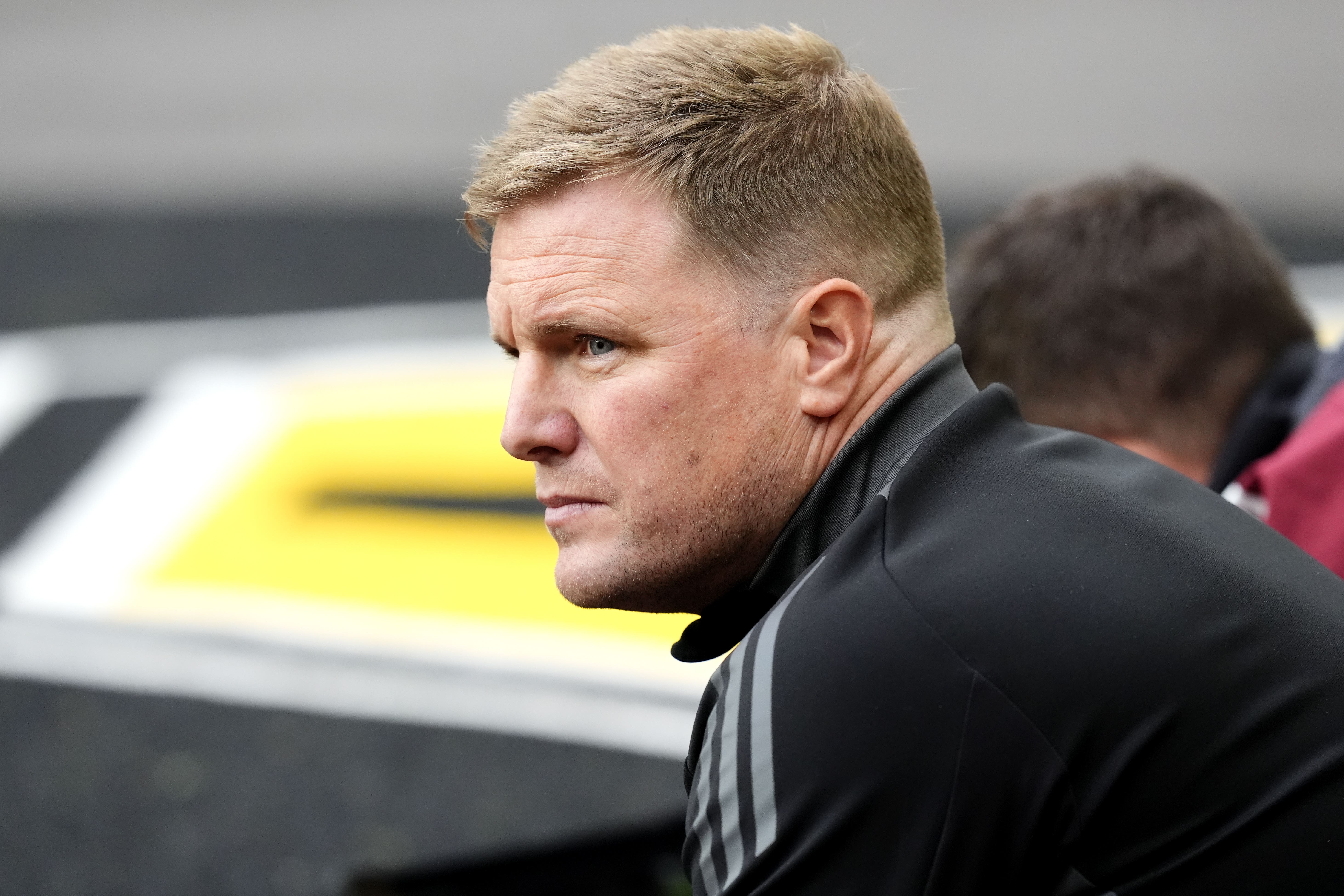 Newcastle boss Eddie Howe is hoping to take his team to the top of the Premier League table on Saturday (Nick Potts/PA)