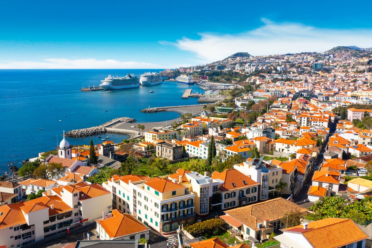 Funchal, Madeira: a popular port of call on European cruises