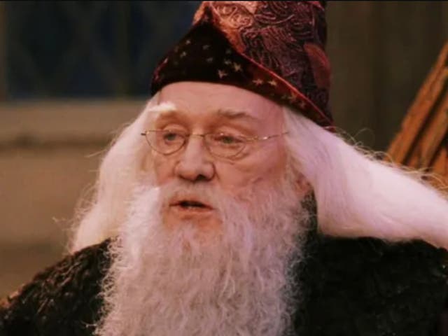 <p>Richard Harris as Album Dumbledore in the ‘Harry Potter’ franchise</p>