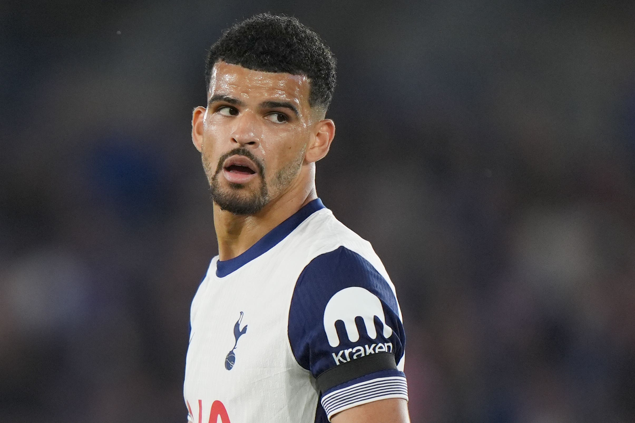 Dominic Solanke has yet to get off the mark for Tottenham (Bradley Collyer/PA)