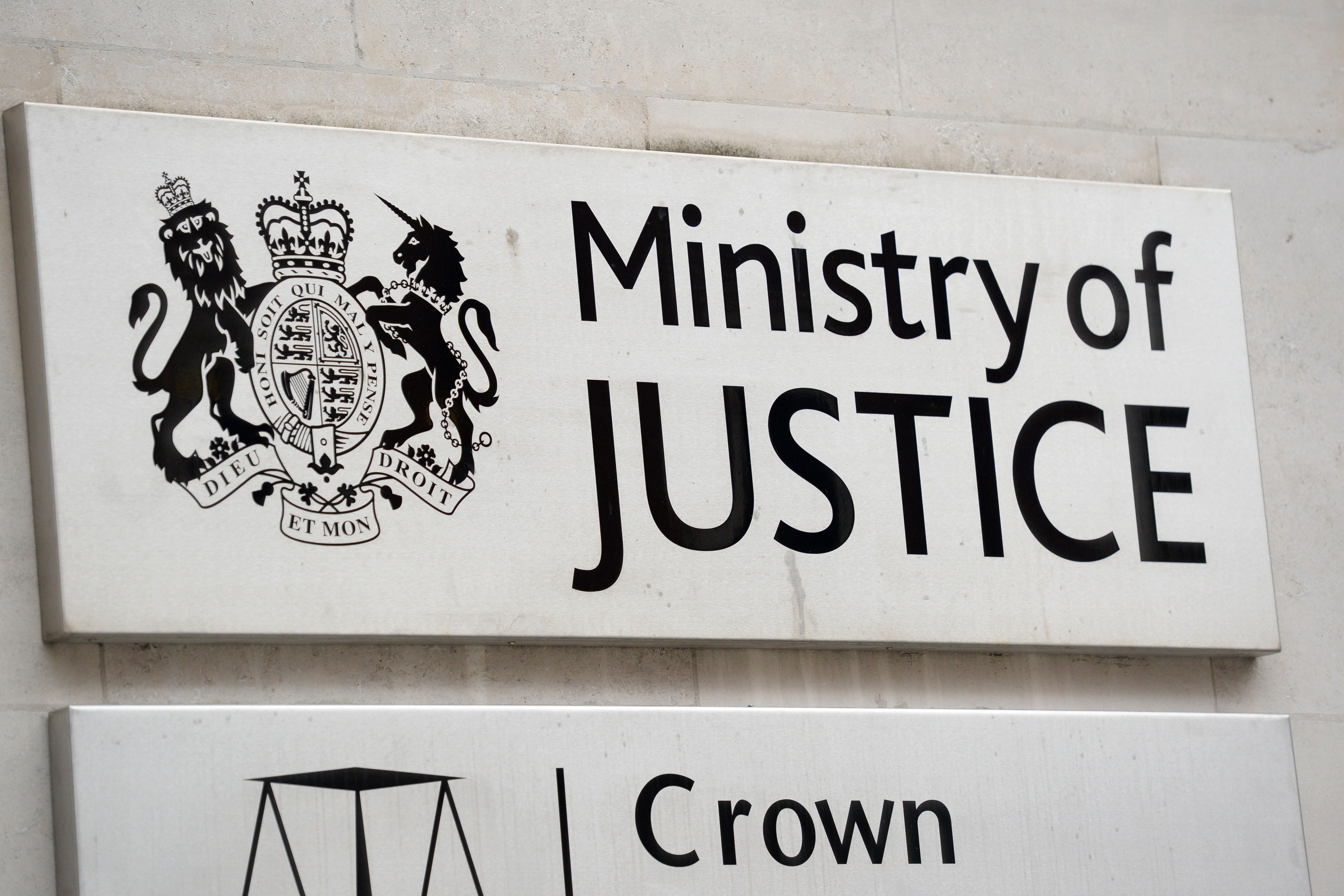 The Ministry of Justice admitted liability over the incident (PA)