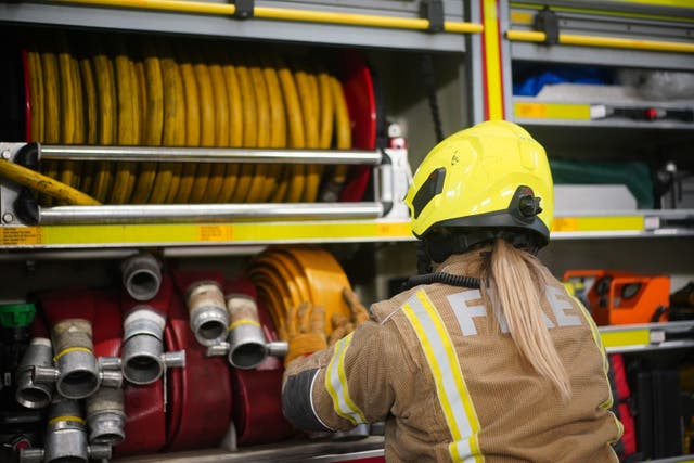 Five fire engines tried to tackle the blaze in Charing (PA)