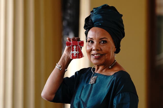 Sylvestre, also known as Cleopatra Palmer, was made an MBE last year (Victoria Jones/PA)