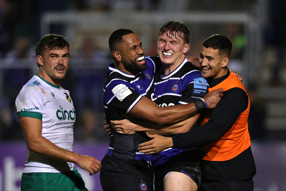 Bath prove why they are Premiership title favourites in early statement of intent against Northampton Bath prove why they are Premiership title favourites in early statement of intent against Northampton