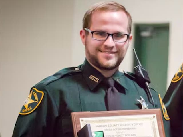 <p>Leslie Boileau, a deputy with the Marion County Sheriff’s Office, told 911 dispatch that he accidentally shot his girlfriend</p>