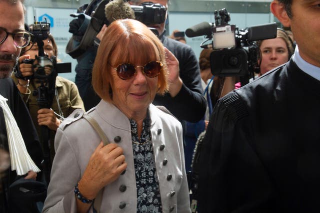 <p>Gisèle Pélicot arrives at the Avignon court house, in Avignon, southern France</p>