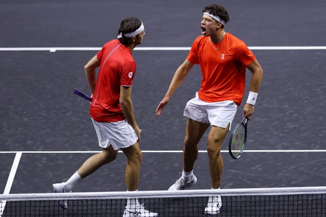 <p>The American pair upset Carlos Alcaraz and Alexander Zverev </p>