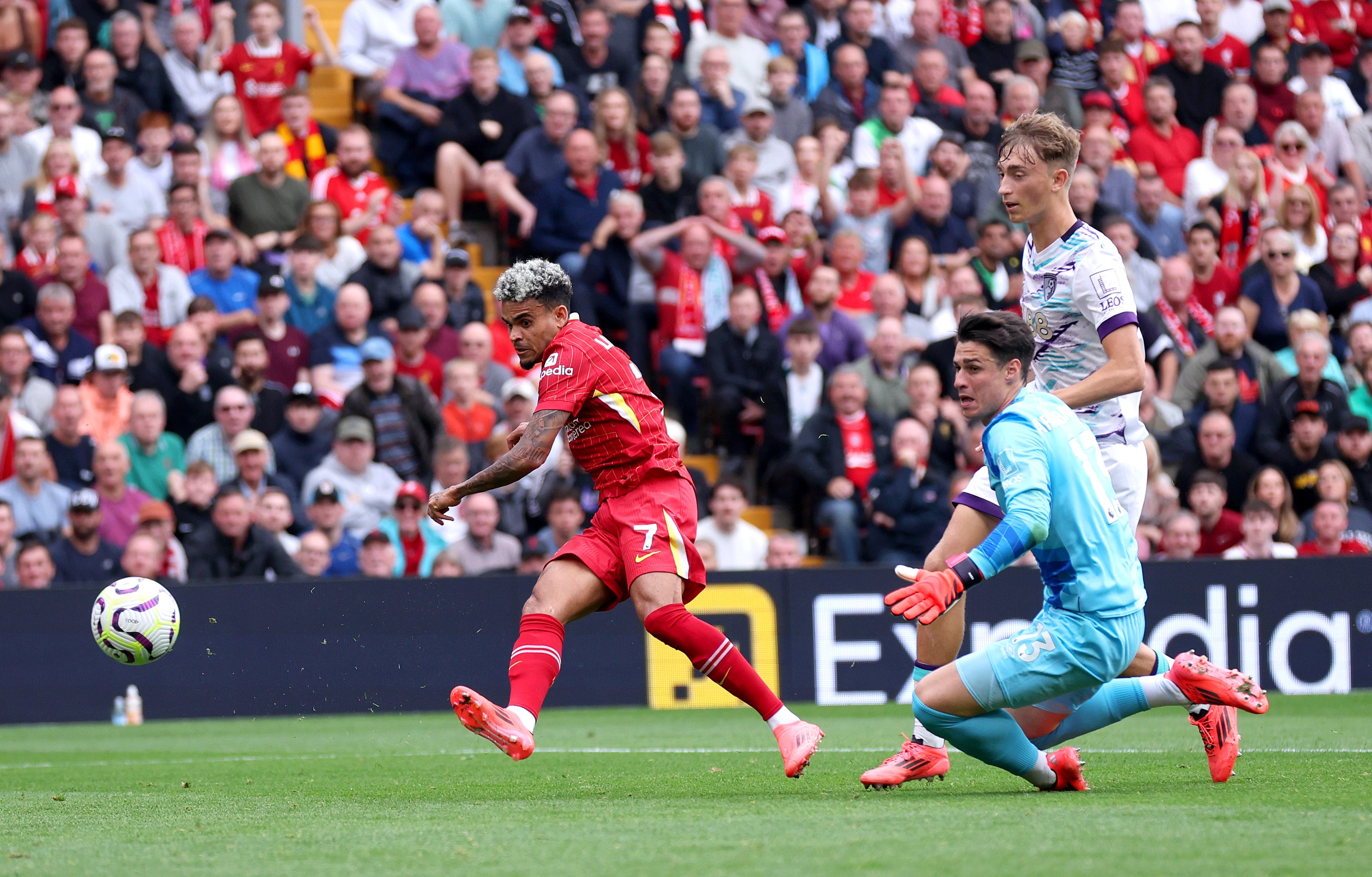 Luis Diaz opened the scoring with a superb goal against Bournemouth