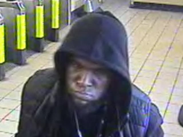 <p>British Transport Police has now released a CCTV image of a man, who officers believe may have information that could help with their investigation</p>