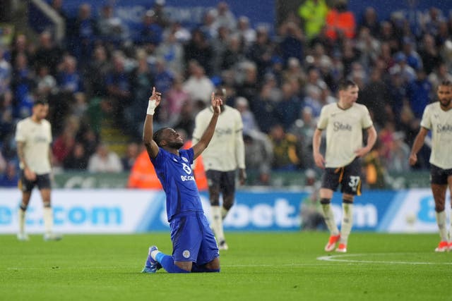 Stephy Mavididi rescued a point for Leicester (Joe Giddens/PA)