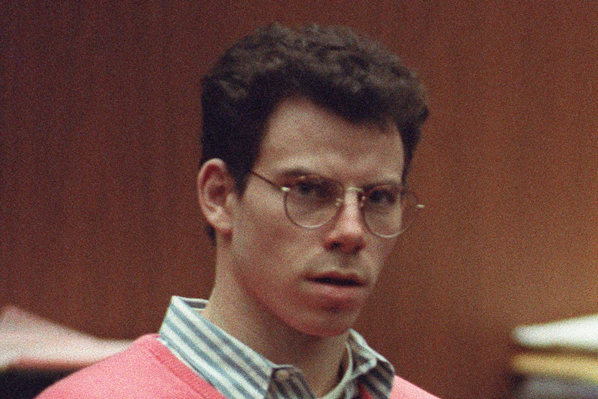 Erik Menendez during a pretrial hearing in Los Angeles on December 29, 1992