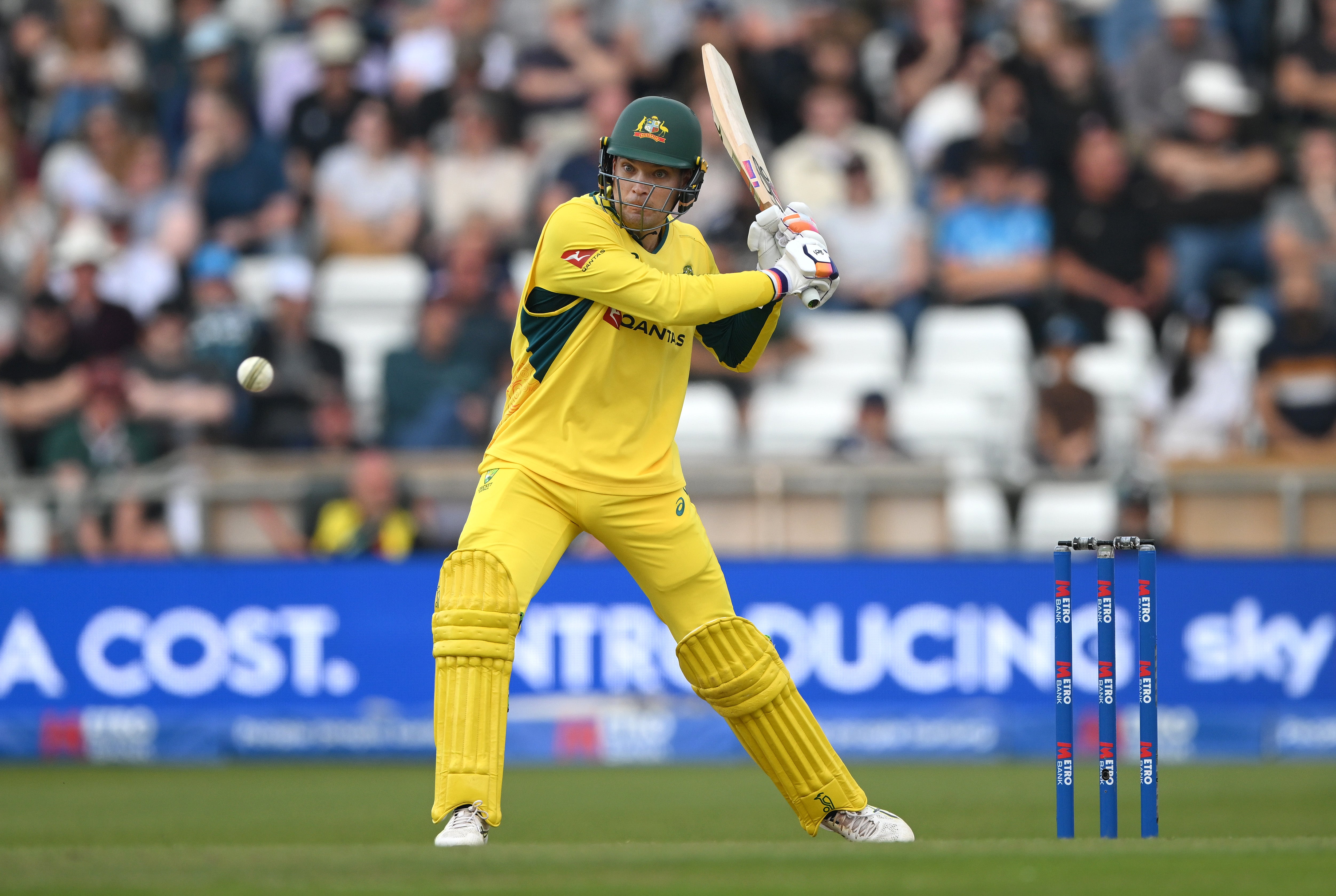 Alex Carey blazed 74 off 67 balls to help Australia post 271 runs to win