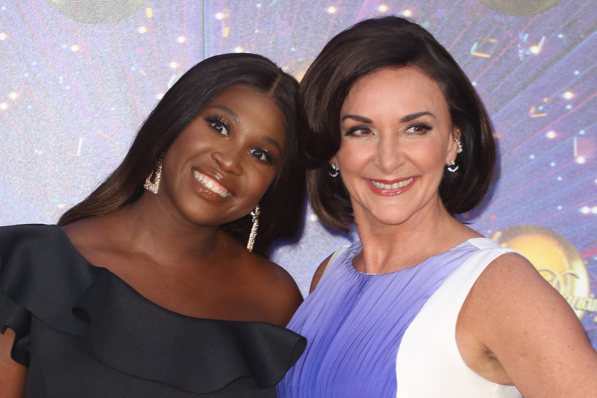Strictly Come Dancing: Shirley Ballas kisses Motsi Mabuse during first live show of 2024 Strictly Come Dancing: Shirley Ballas kisses Motsi Mabuse during first live show of 2024