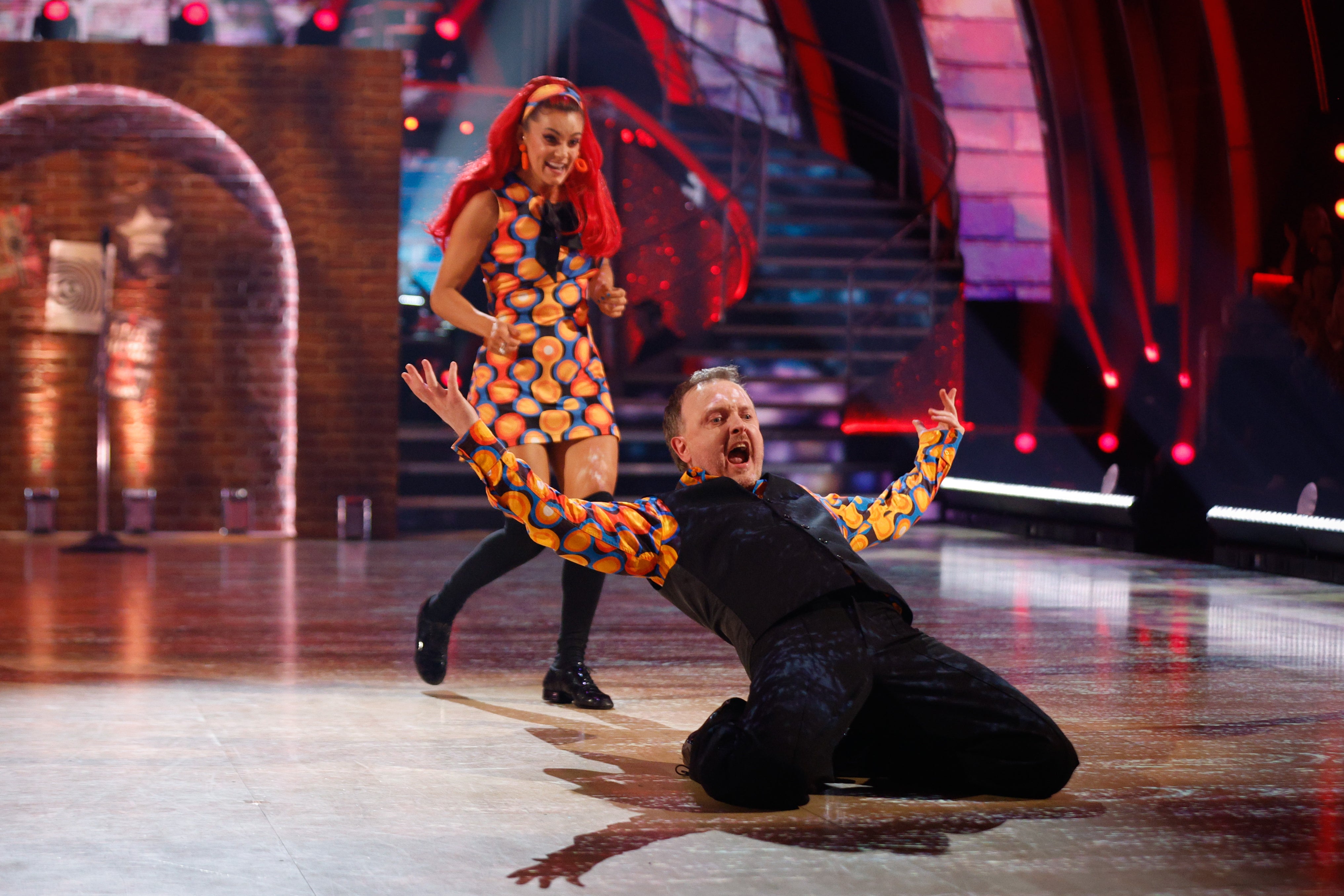 Chris McCausland and Dianne Buswell perform on ‘Strictly Come Dancing’