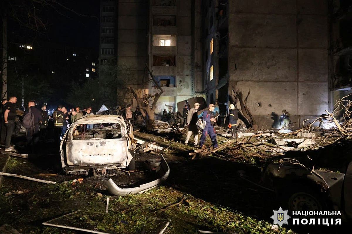 Over 20 people wounded after Russia strikes apartment blocks in Ukraine&rsquo;s Kharkiv