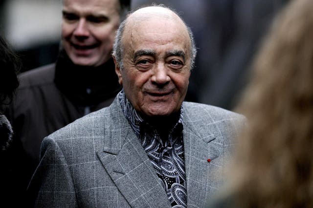 Mohamed Al Fayed on Tottenham Court Road in 2006 (Andrew Parsons/PA)