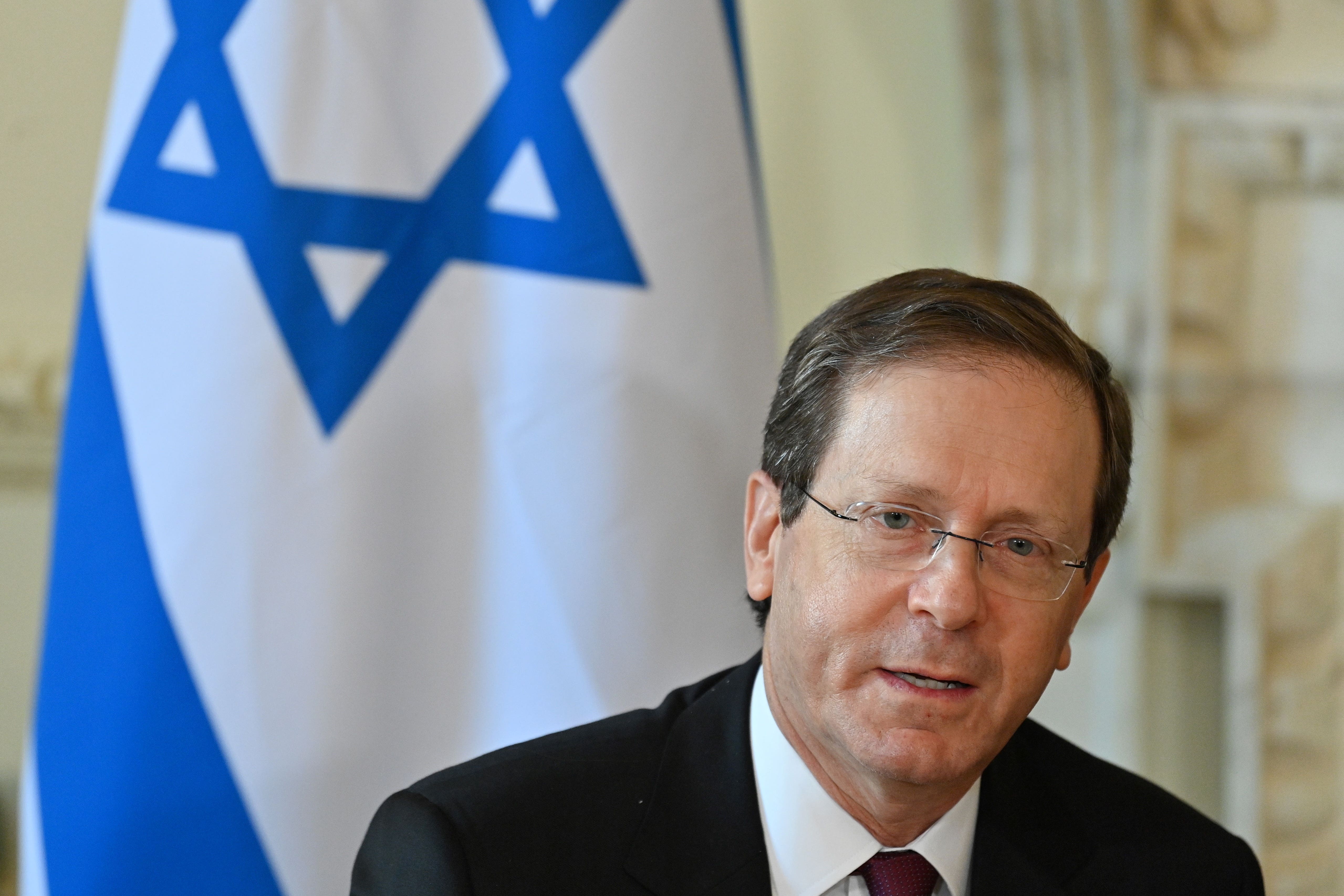 Israeli president Isaac Herzog said Hezbollah has created havoc in Lebanon (Justin Tallis/PA)