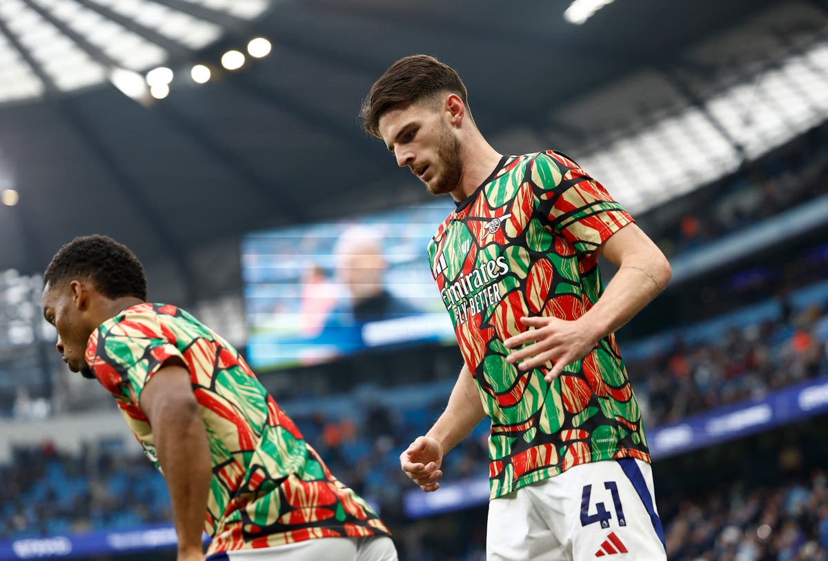 Man City v Arsenal LIVE: Kevin De Bruyne absent from City squad