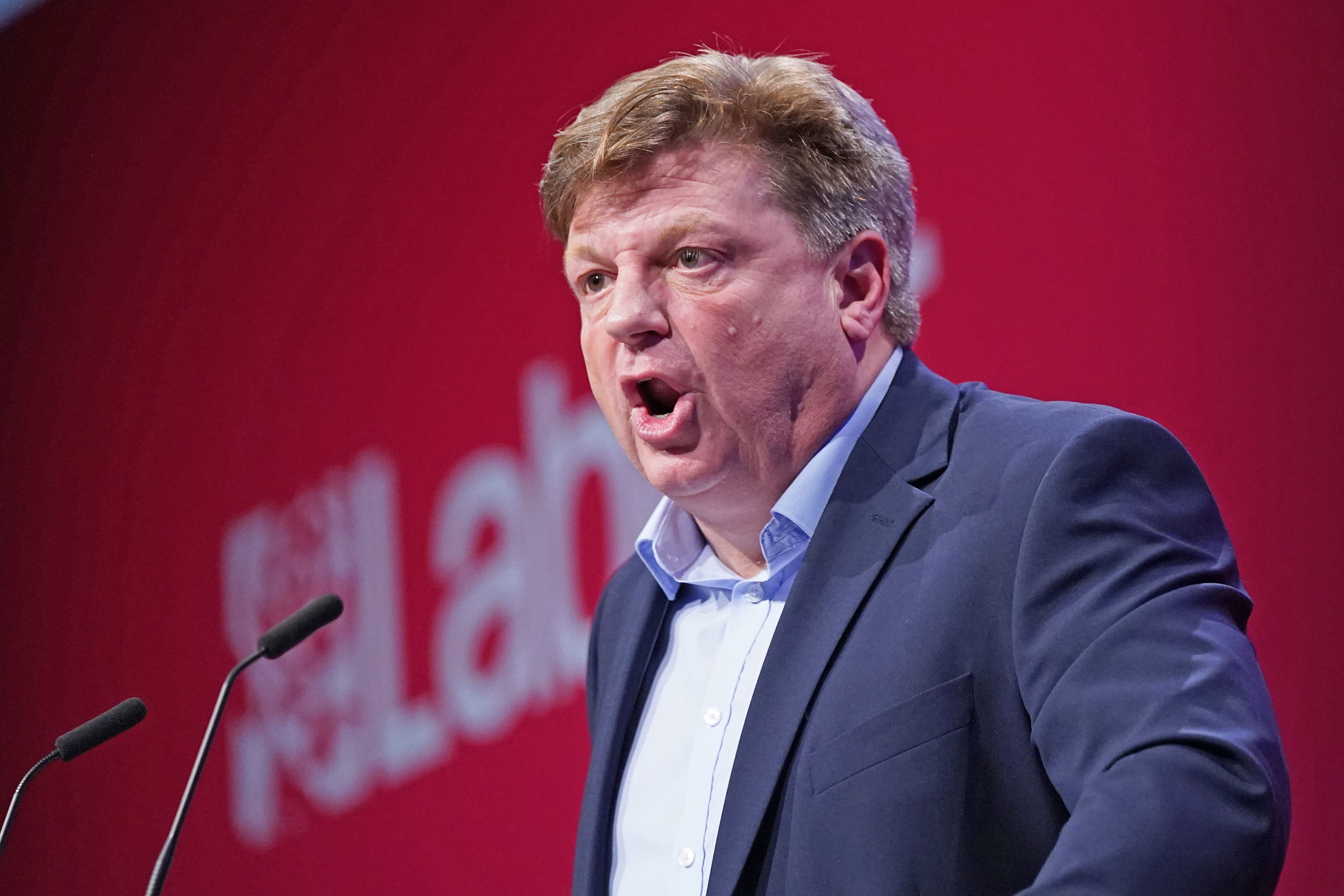 Outgoing Labour Party general secretary David Evans (Stefan Rousseau/PA)