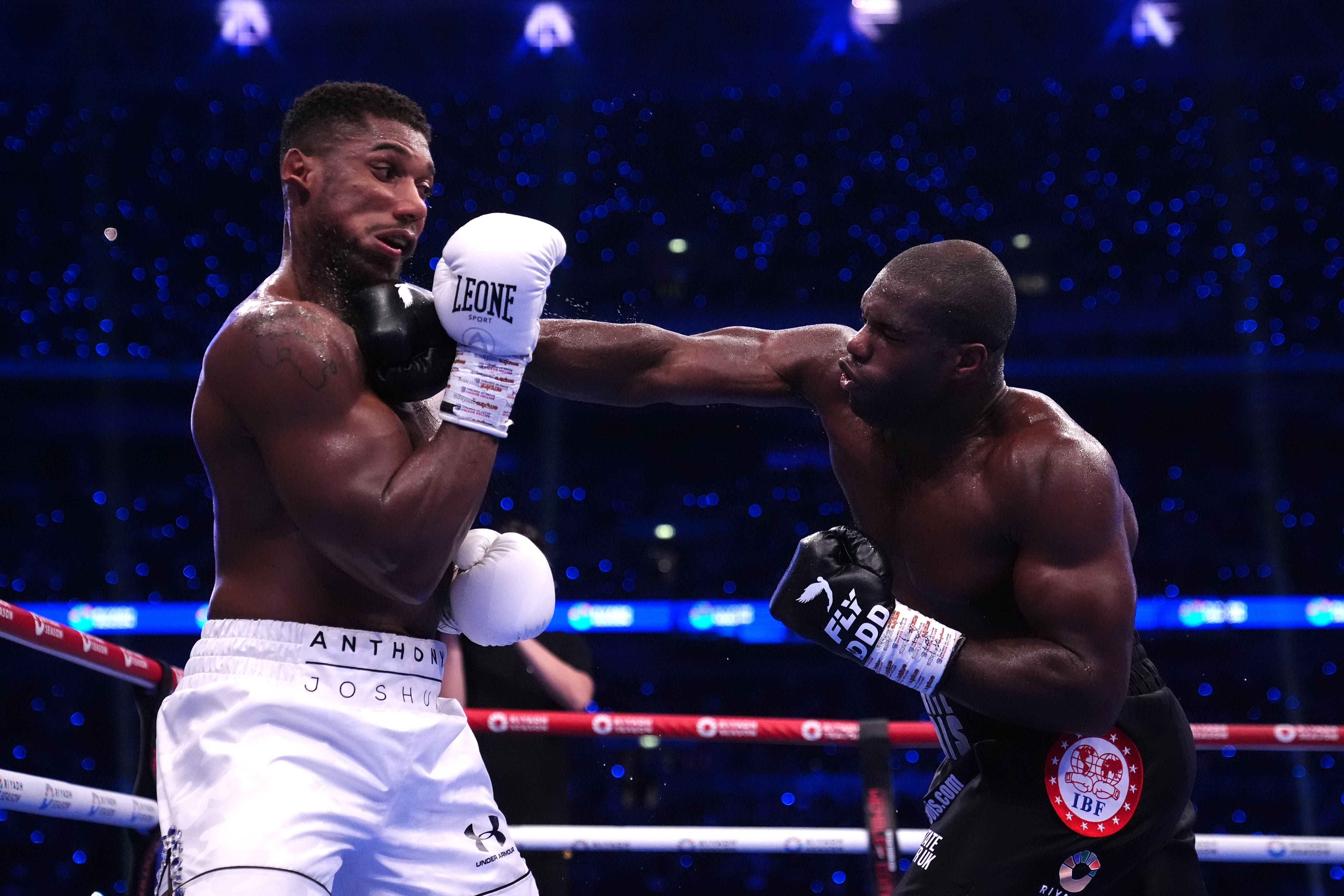 Anthony Joshua was knocked out by Daniel Dubois (Bradley Collyer/PA)