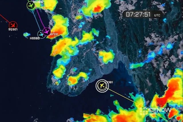 <p>Flight SQ321 did not divert from its path towards storm activity  </p>