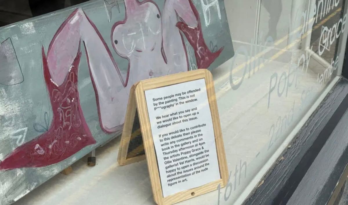 Art gallery investigated by police over &lsquo;pornographic&rsquo; painting