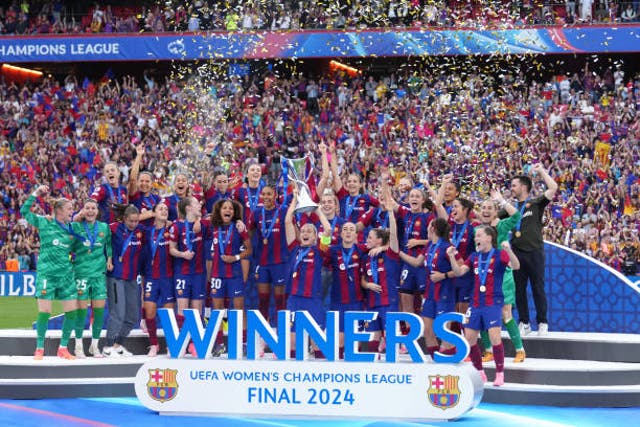 <p>Barcelona will go into the Women’s Champions League as defending champions</p>