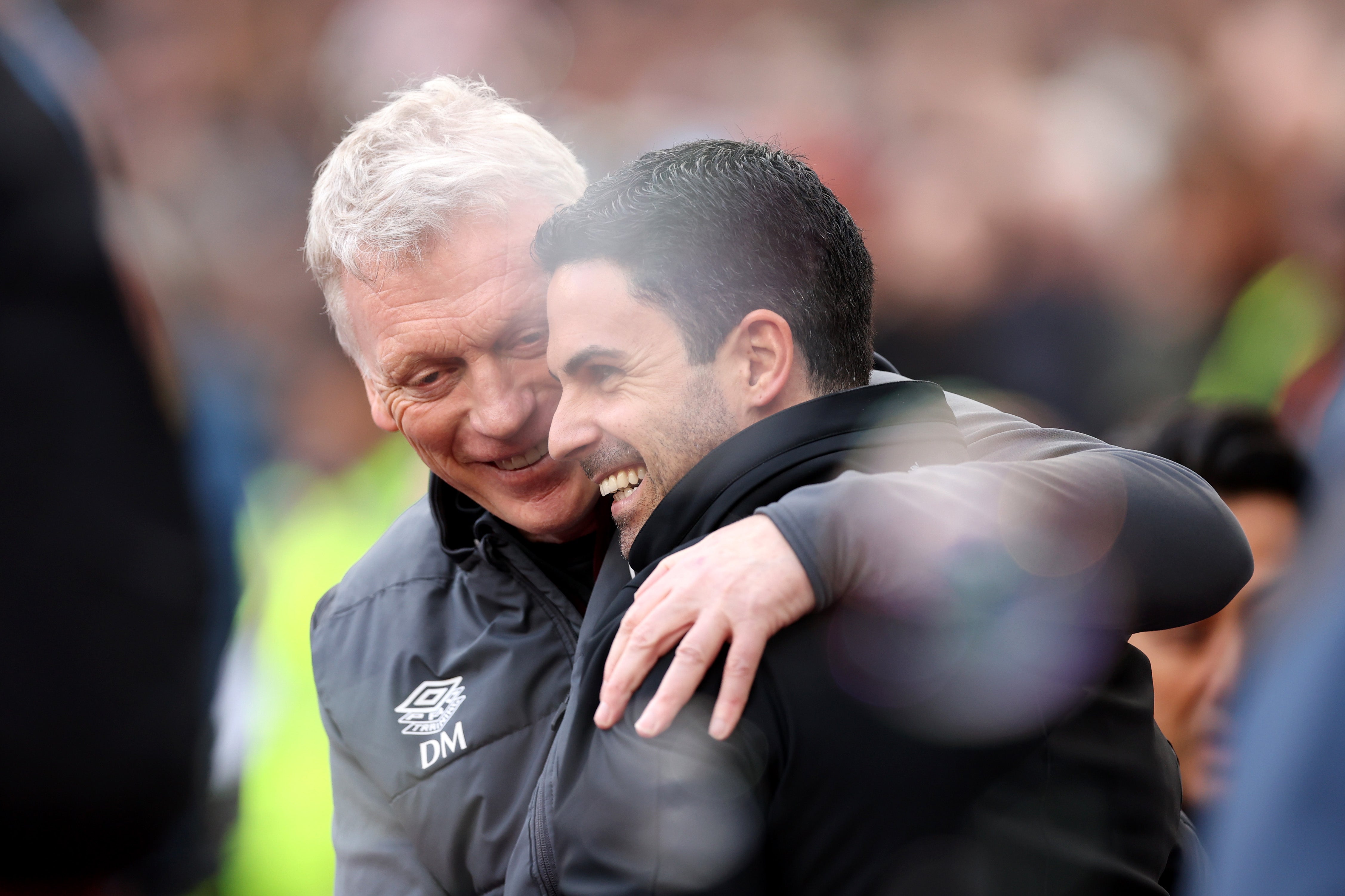 David Moyes faced Arteta while in charge of West Ham