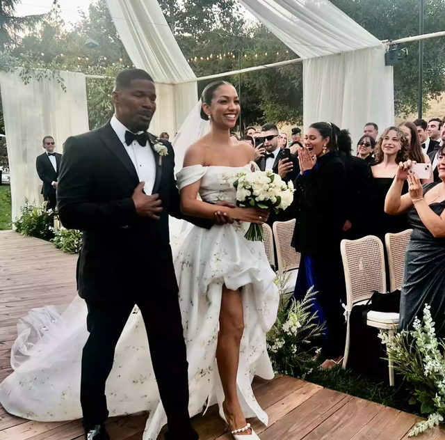 <p>Jamie Foxx emotional as daughter Corinne marries fiancé in intimate ceremony</p>