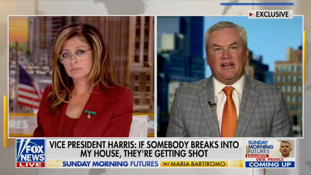 <p>Republican congressman James Comer has urged Kamala Harris to prove what kind of gun she has </p>