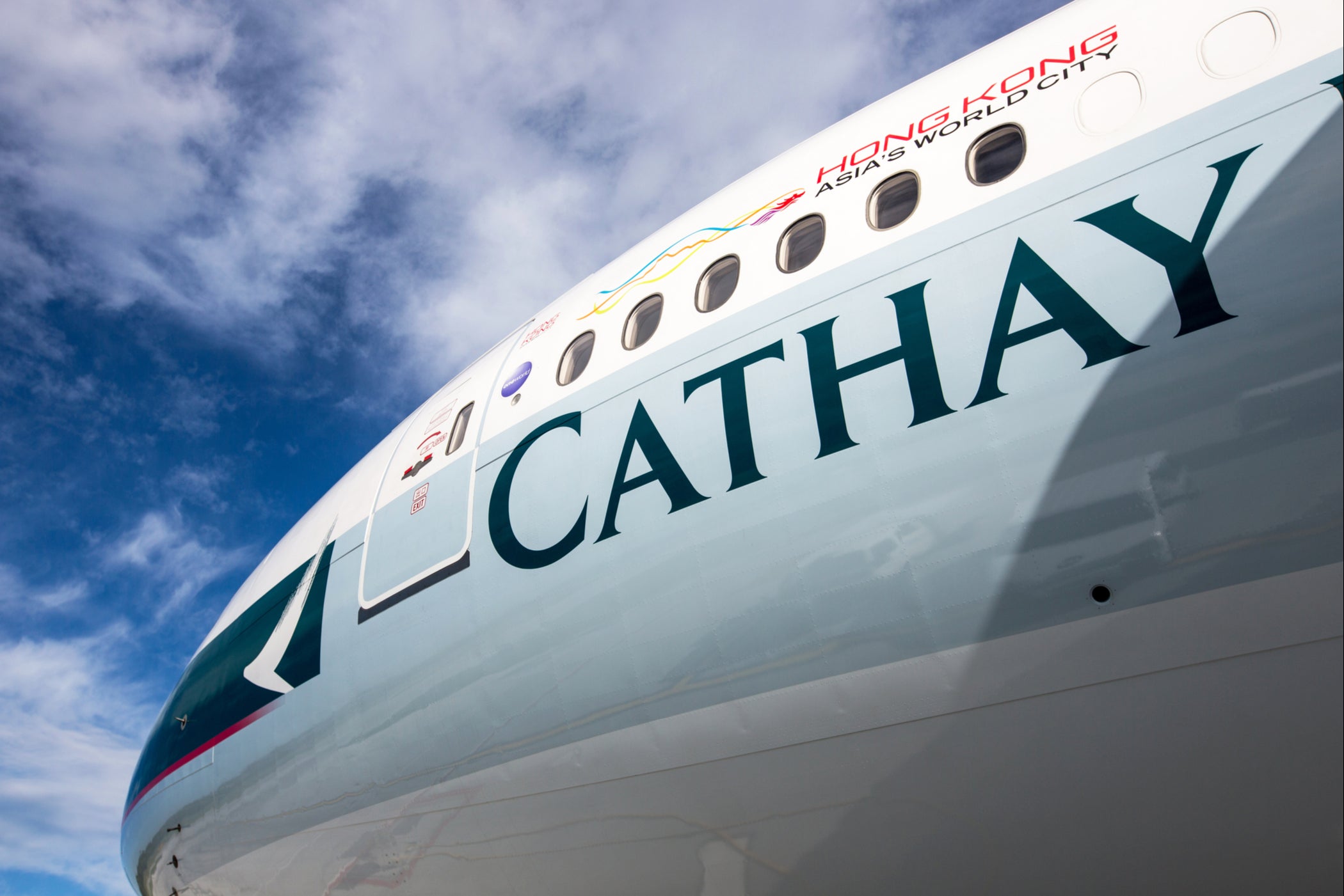 Cathay Pacific said the couple has been banned from the airline following the woman’s video going viral on social media