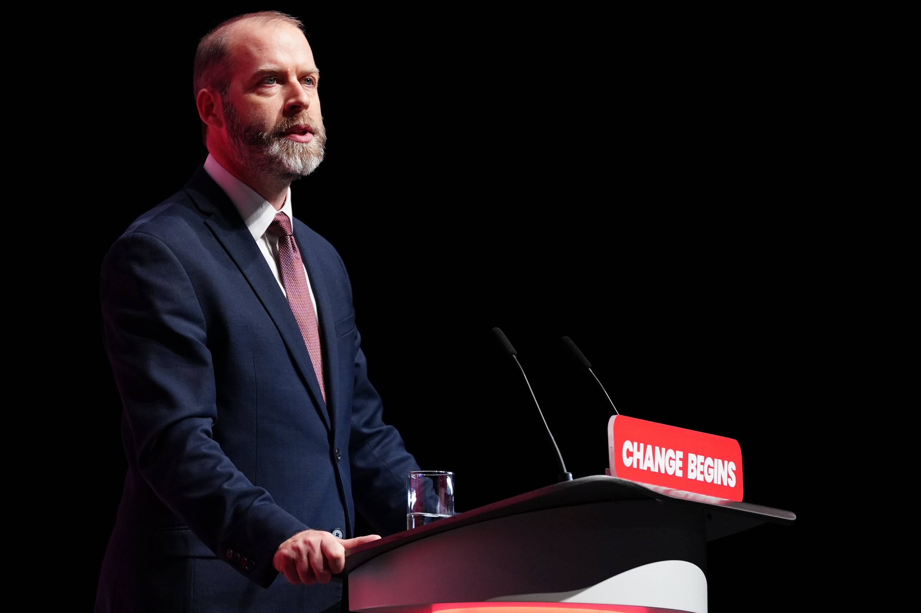 Business and trade secretary Jonathan Reynolds at the Labour Party conference