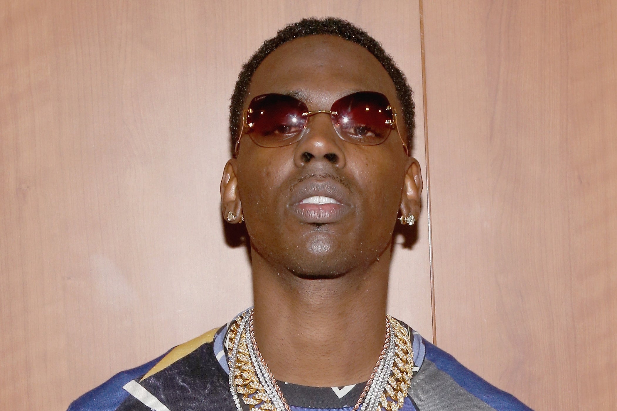 Young Dolph pictured at LA’s Staples Center in 2017. The rapper was shot dead in 2021