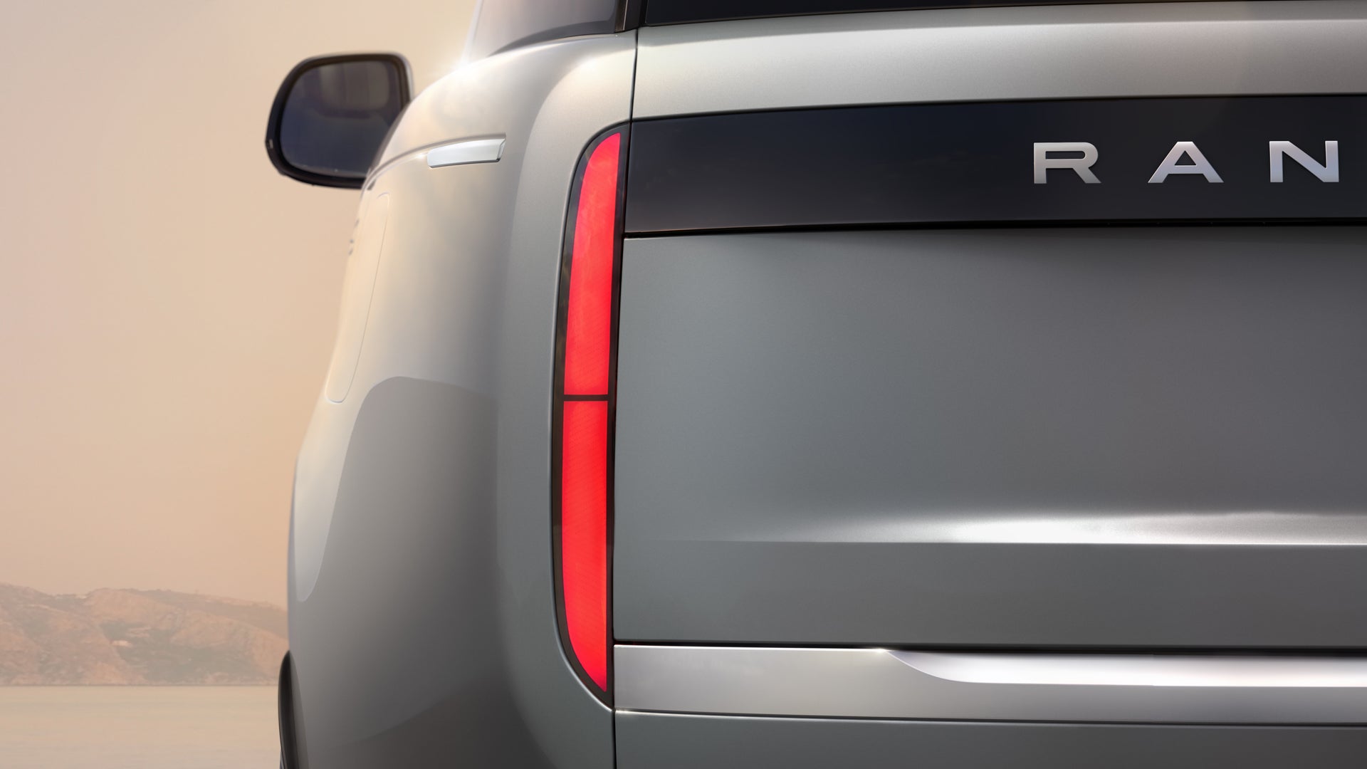 The electric Range Rover Sport will be slightly smaller than the full-size version (pictured)