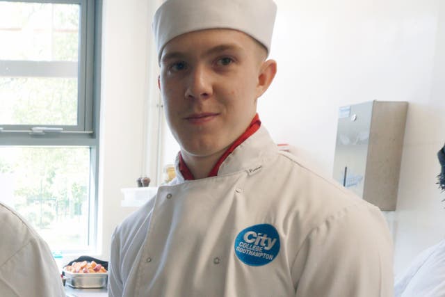 Trainee chef Joe Abbess, 17, died off Bournemouth beach (City College Southampton/PA)