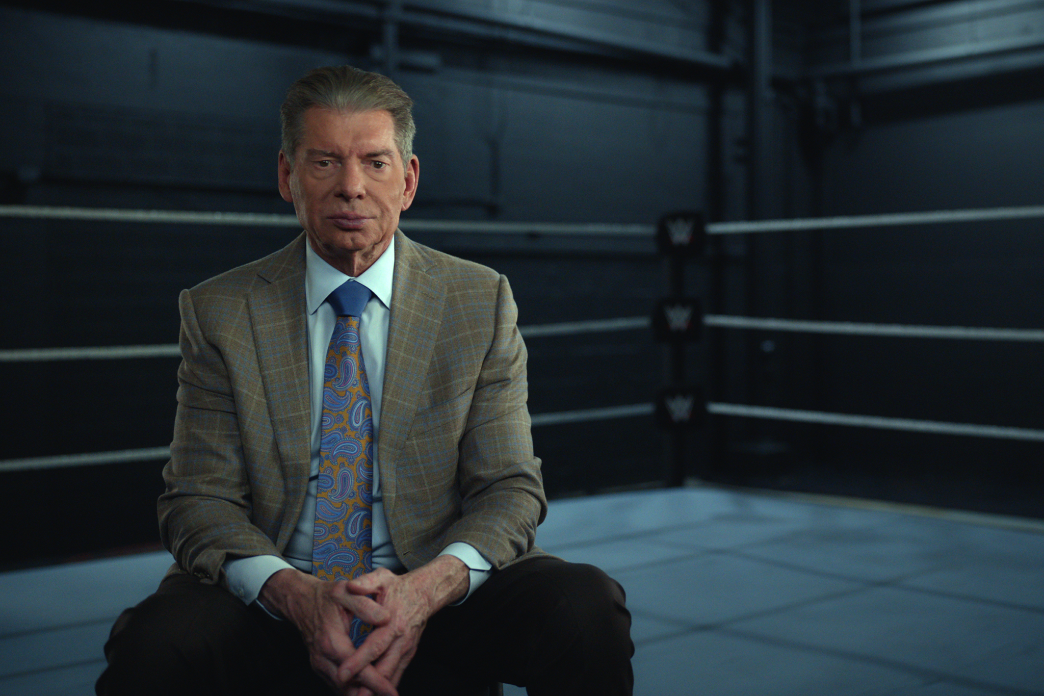 Vince McMahon in the Netflix docuseries Mr McMahon